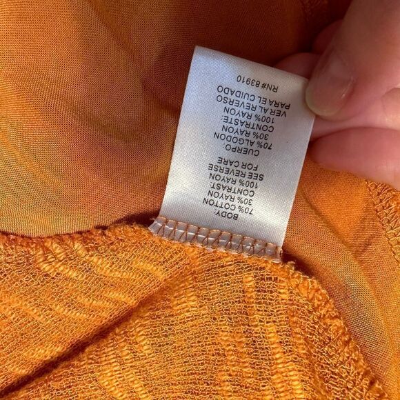 RXB Women Mustard Thermal High Low Top - Picture 11 of 12